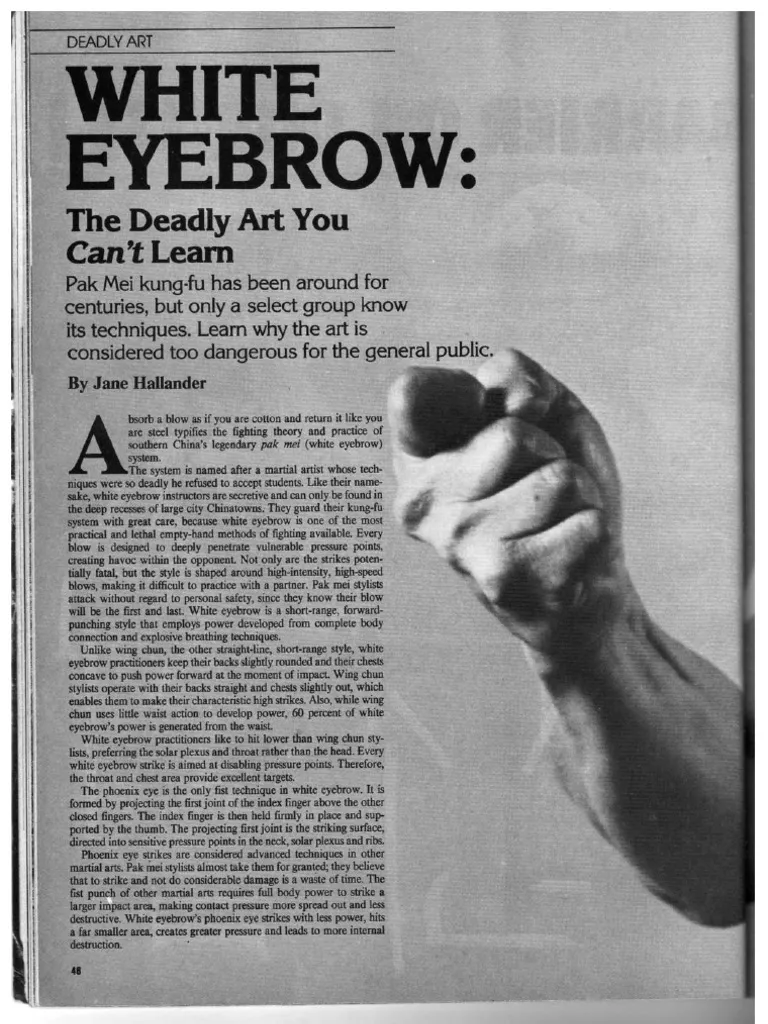 White Eyebrow In the News (Old)